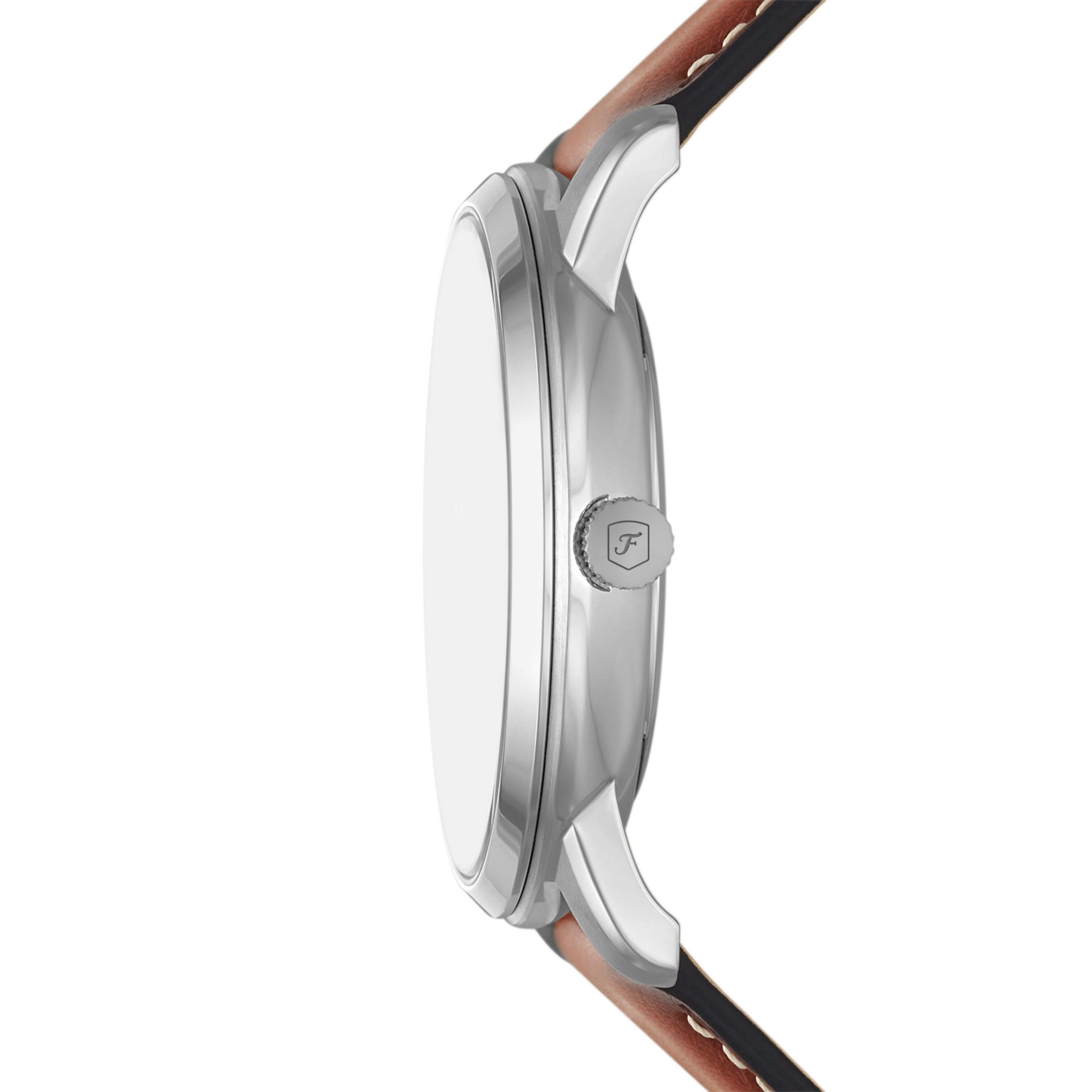 Neutra Moonphase Multifunction Brown Leather Watch