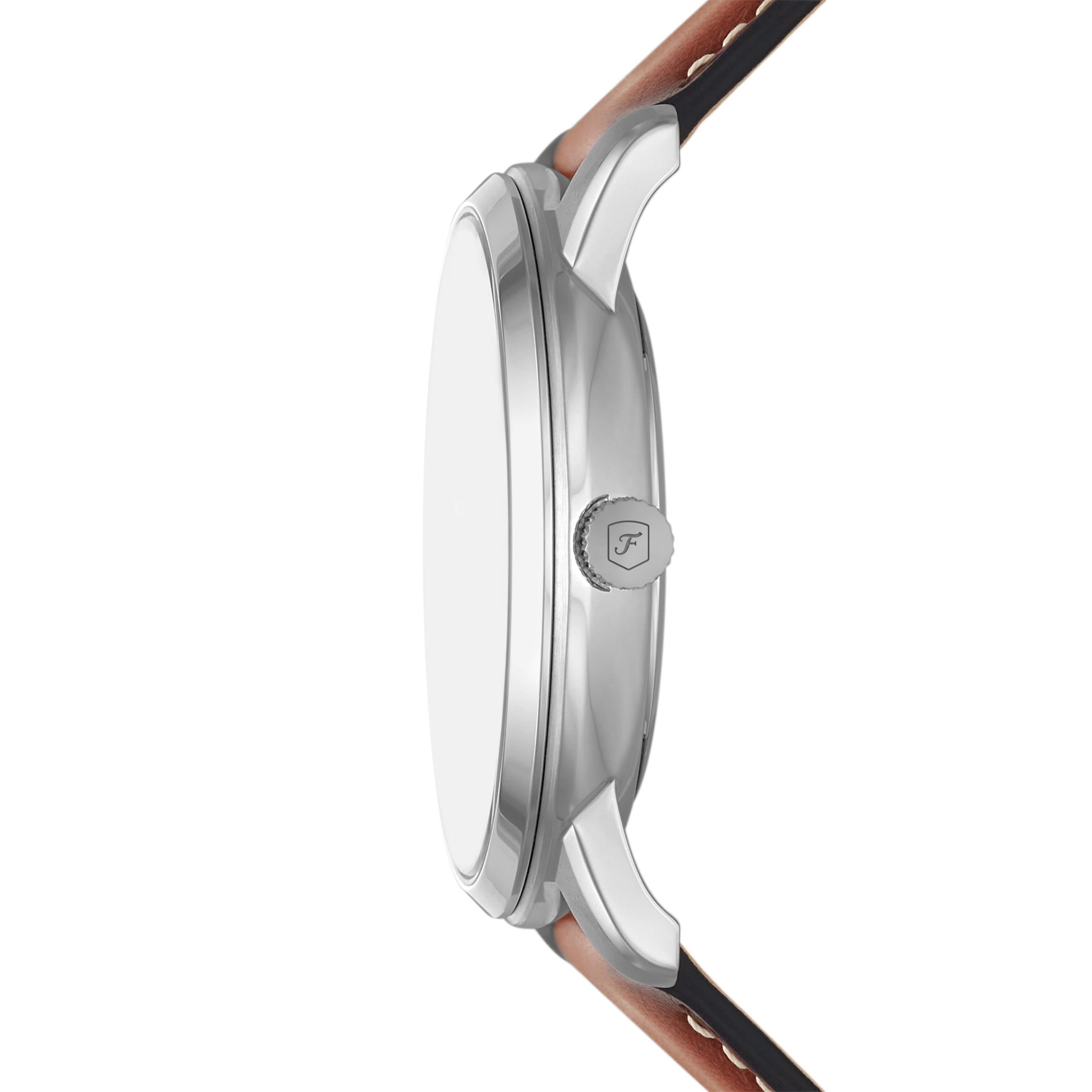 Neutra Moonphase Multifunction Brown Leather Watch