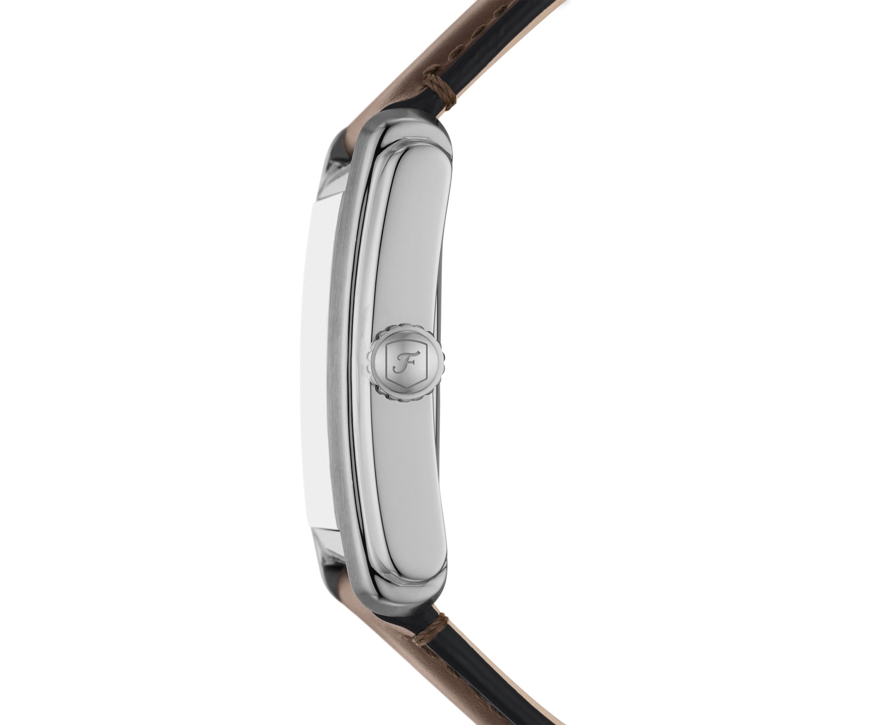 Carraway Three Hand Brown Leather Watch