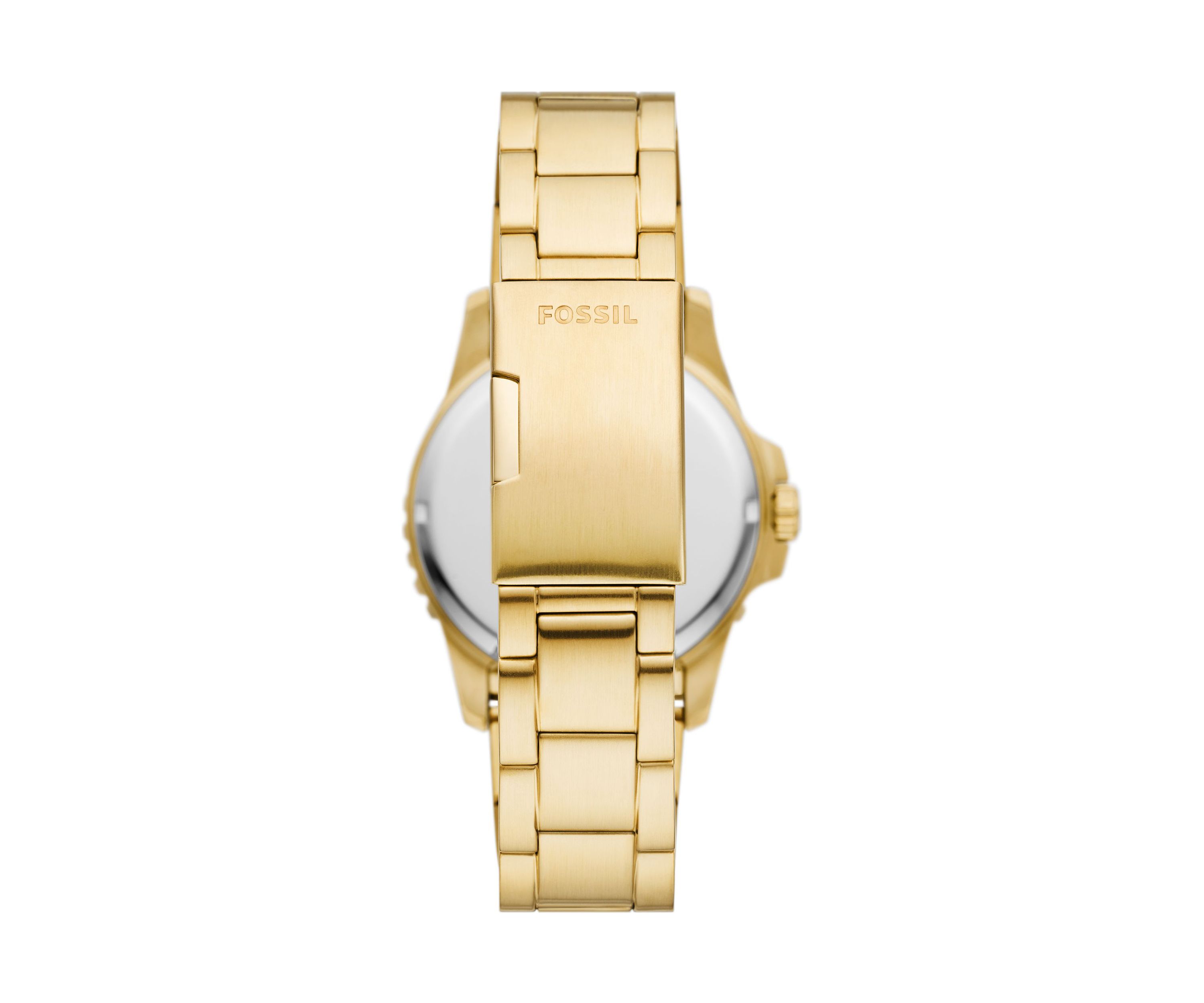 Round Gold Green Bracelet Watch 