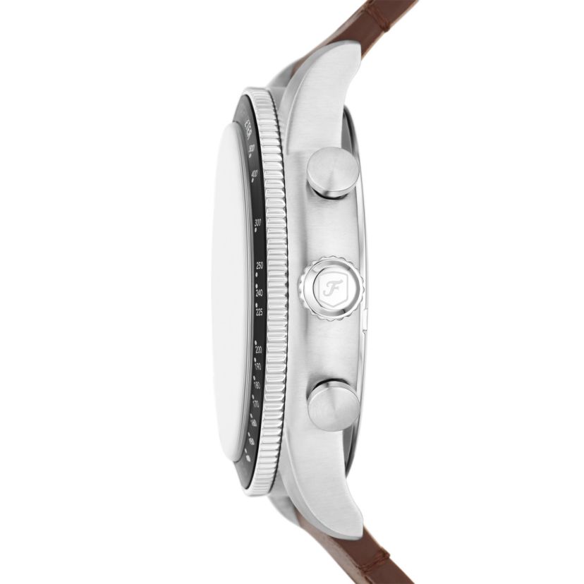 Sport Tourer Chronograph Brown Leather Watch