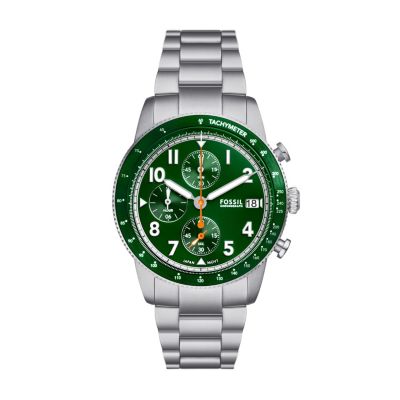 Fossil Men's Sport Tourer Chronograph Stainless Steel Watch