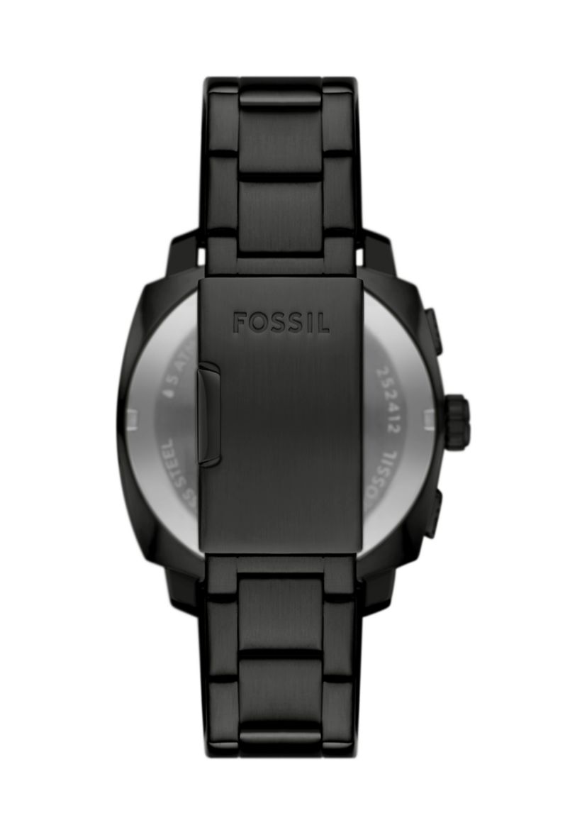 Rose Gold Black Metal Watch