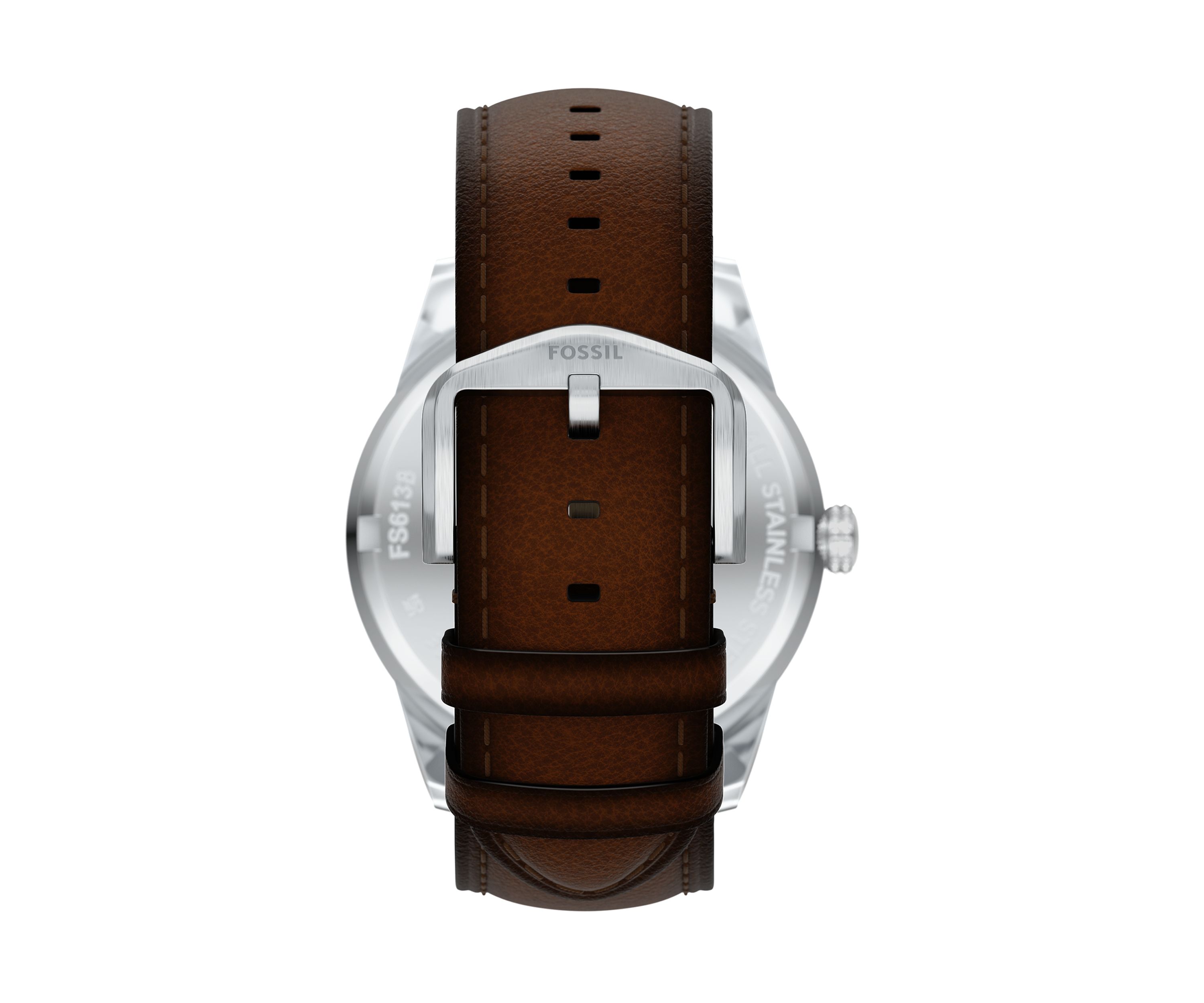 Pearson Multifunction Brown Leather Watch