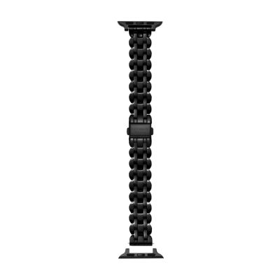 kate spade new york new york black stainless steel scallop band for apple watchÂ®, 38/40/41mm -  0796483496330