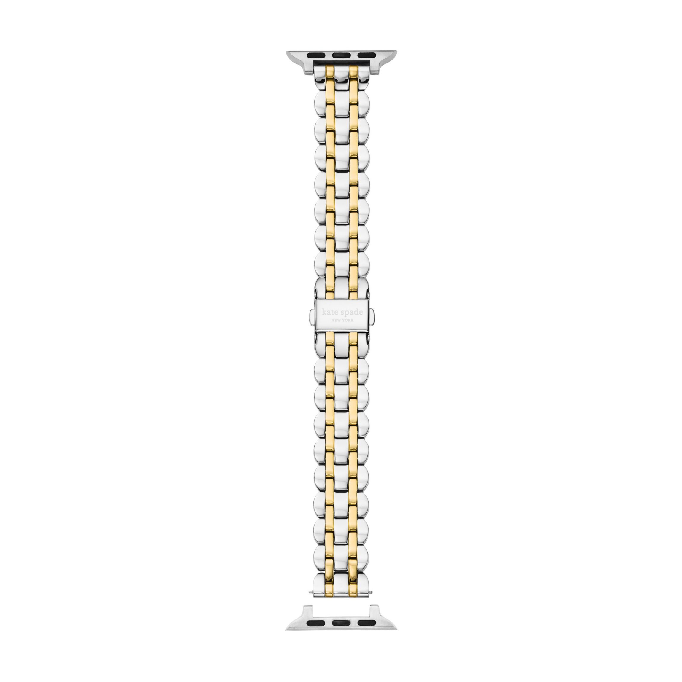 new york two-tone stainless steel band for apple watch®, 38/40/41mm