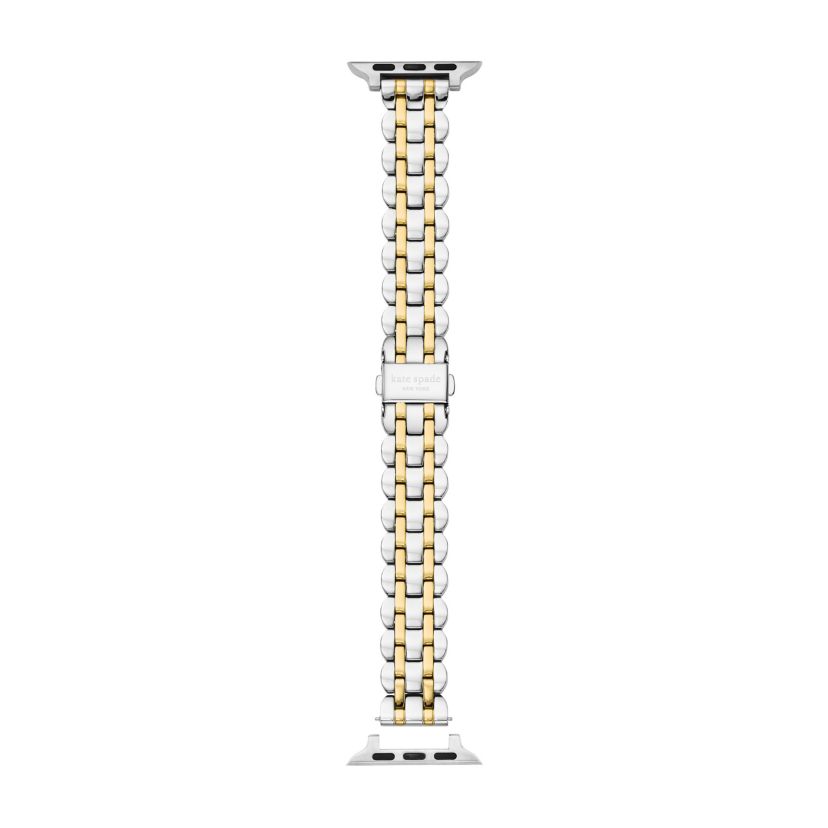 new york two-tone stainless steel band for apple watch®, 38/40/41mm