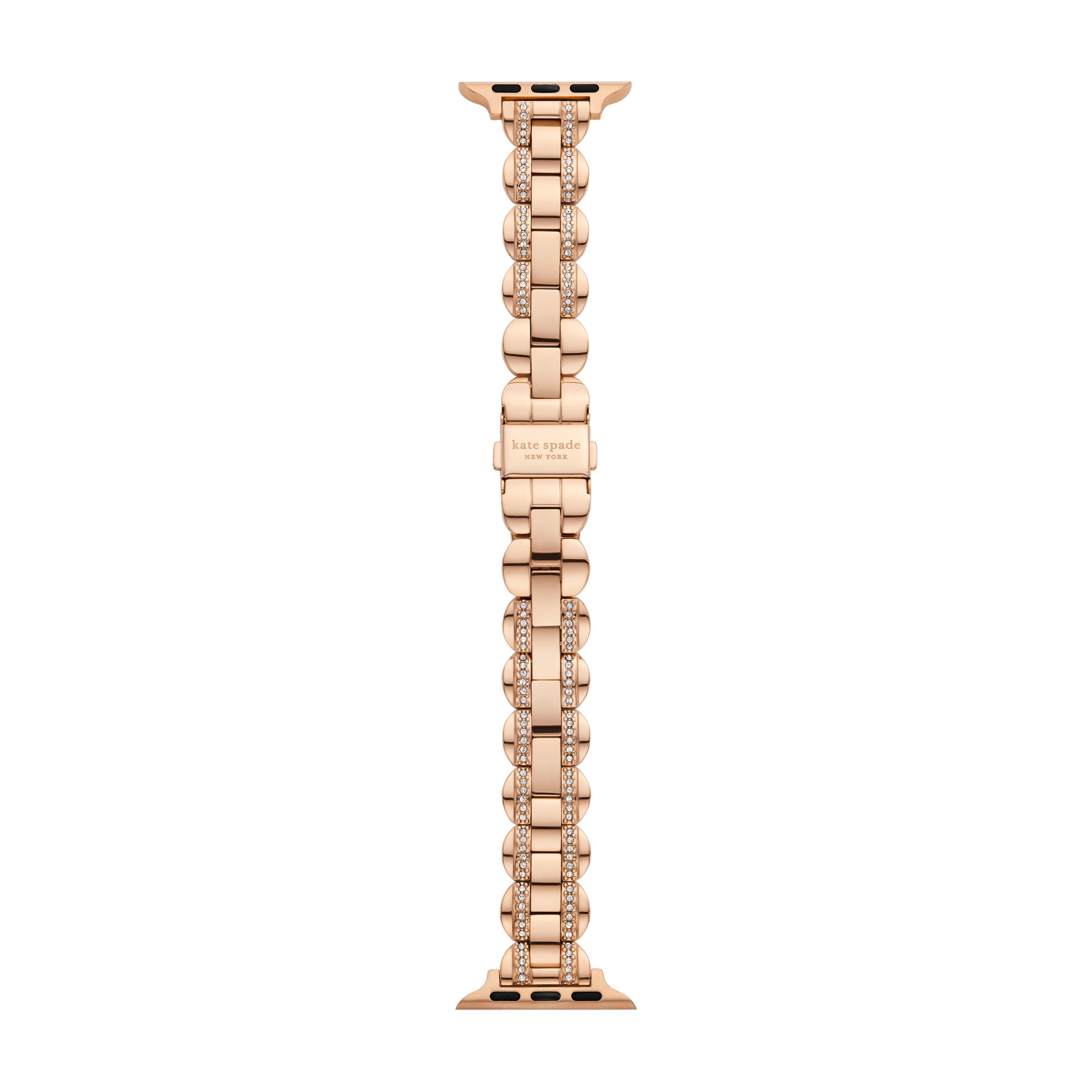 new york rose gold-tone stainless steel band for apple watch®, 38/40/41mm