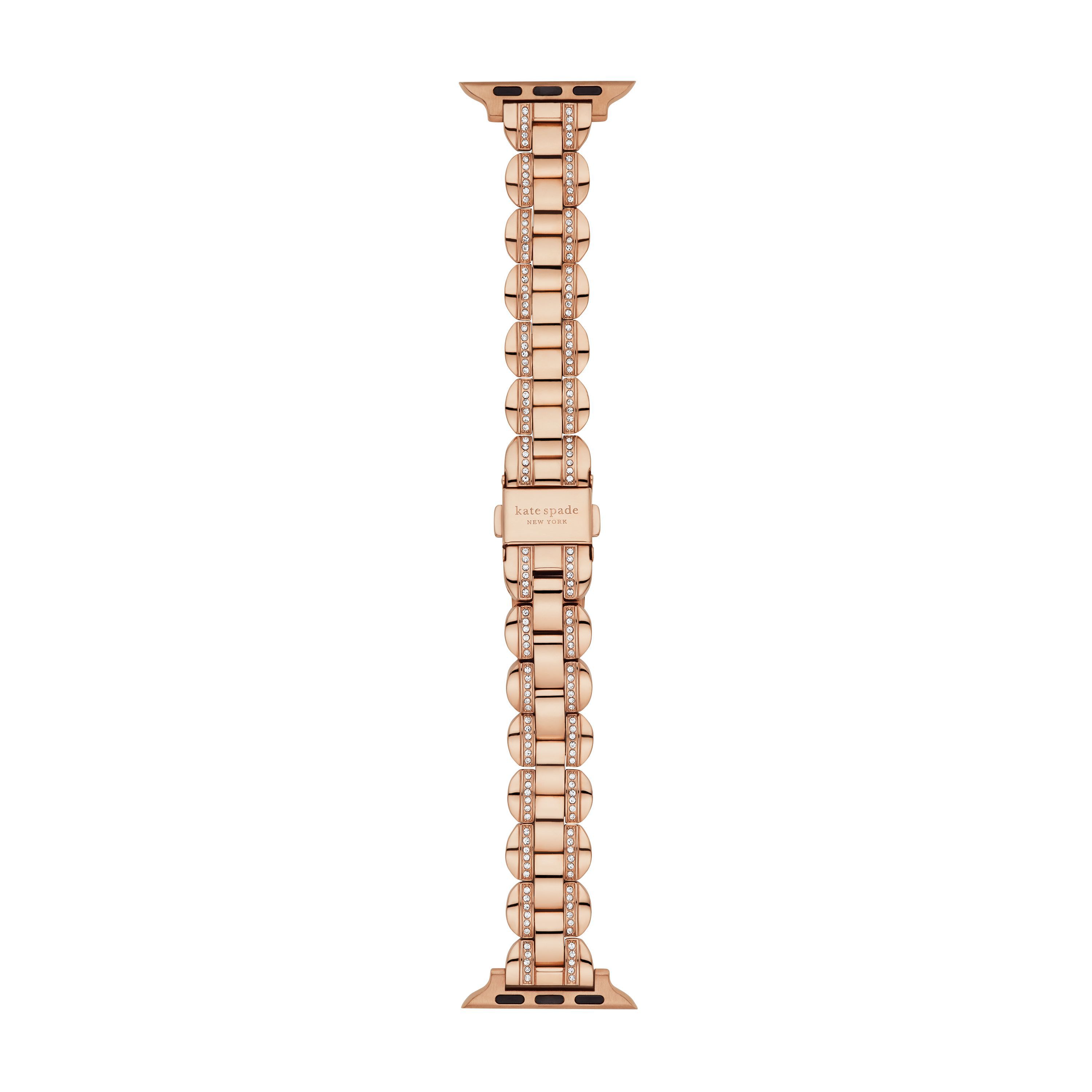 new york rose gold-tone stainless steel band for apple watch®, 38/40/41mm