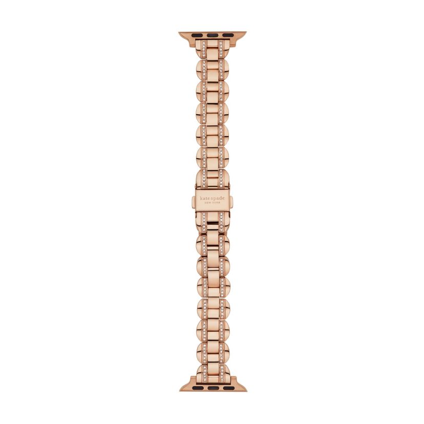 new york rose gold-tone stainless steel band for apple watch®, 38/40/41mm
