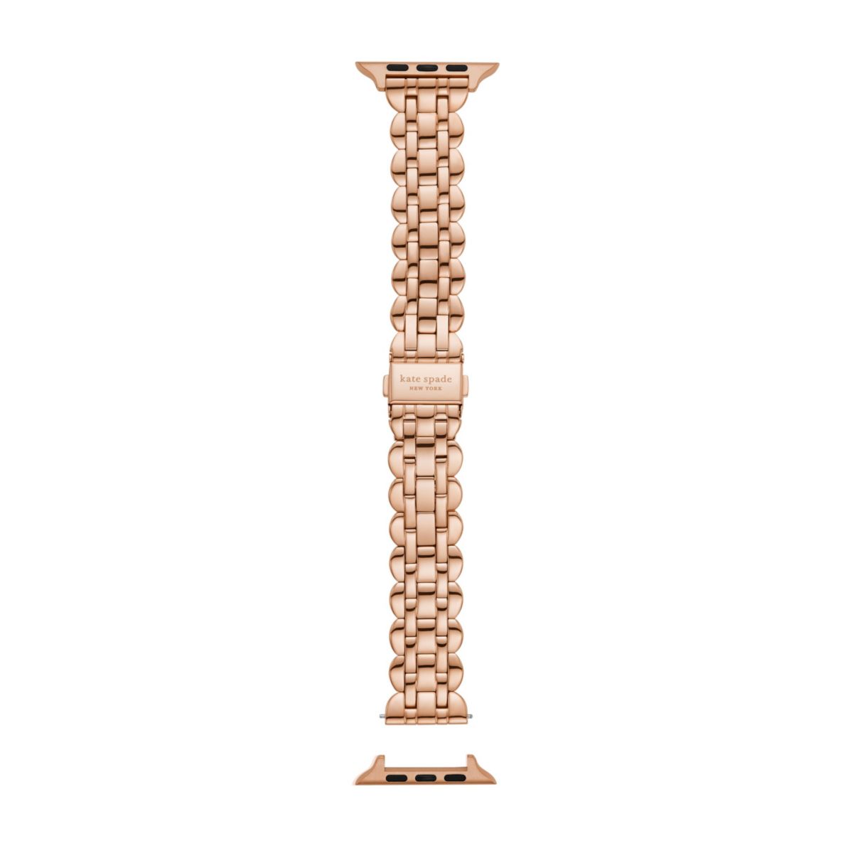 new york rose gold-tone stainless steel band for apple watch®, 42/44/45/49mm
