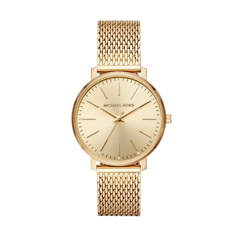 Womens Pyper Three-Hand Gold-Tone Stainless Steel Watch