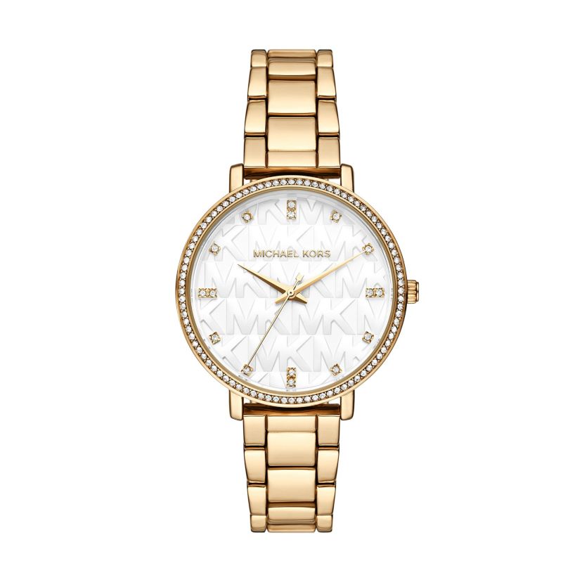 Pyper Three-Hand Gold-Tone Alloy Watch