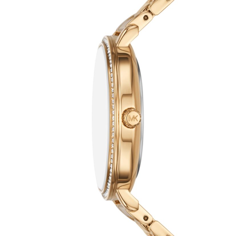 Pyper Three-Hand Gold-Tone Alloy Watch