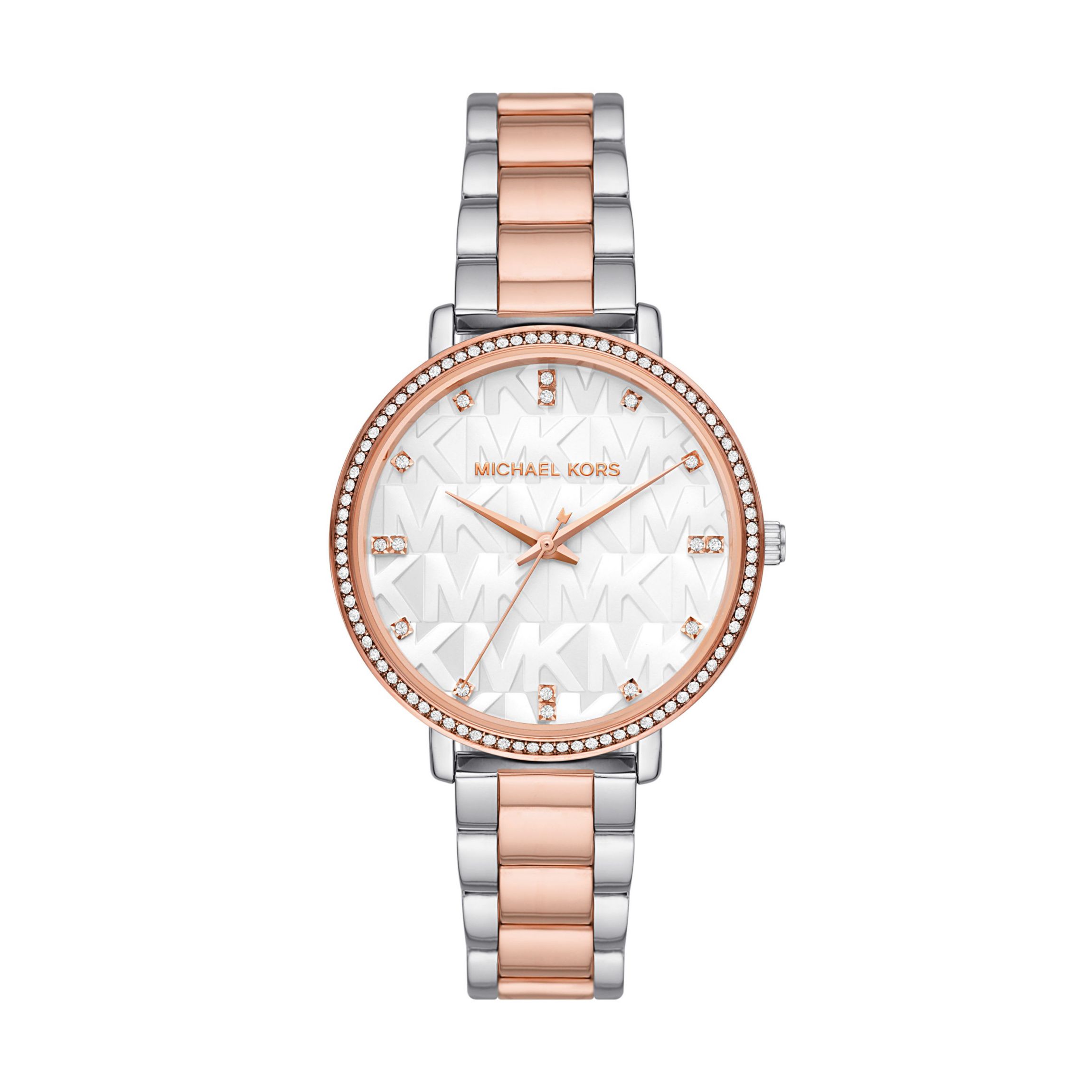 Pyper Three-Hand Two-Tone Alloy Watch