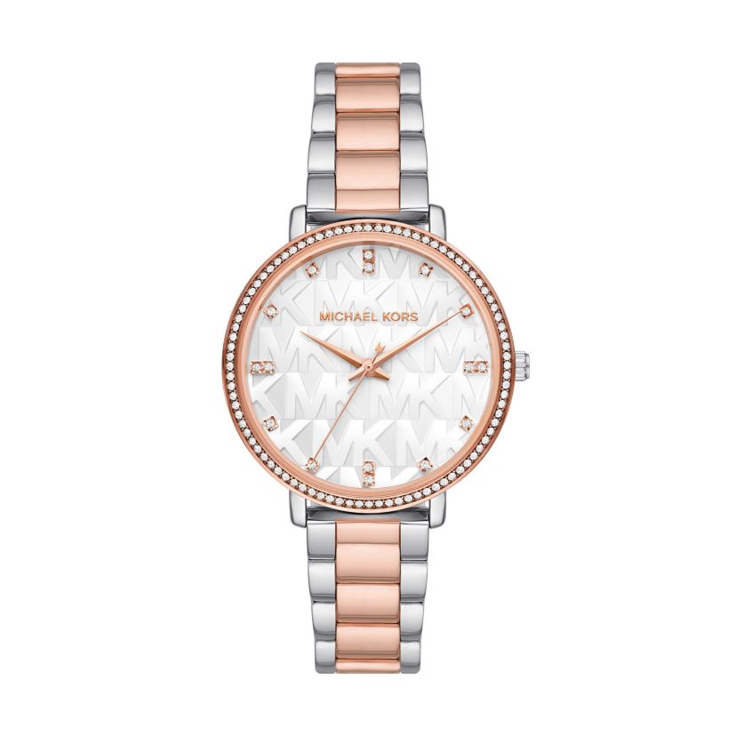 Pyper Three-Hand Two-Tone Alloy Watch
