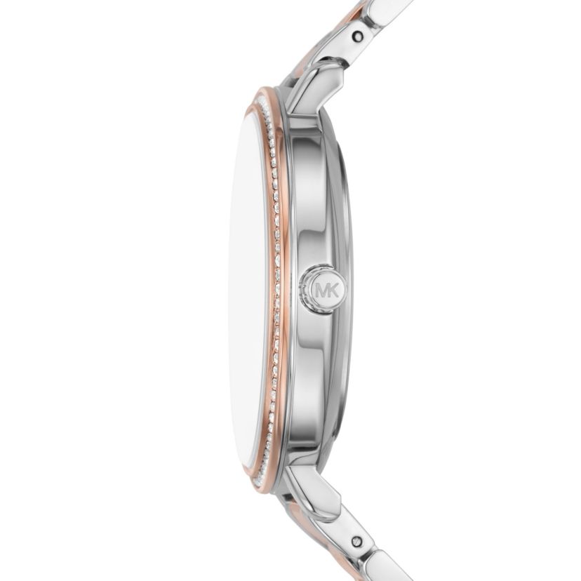 Pyper Three-Hand Two-Tone Alloy Watch