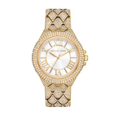 Michael Kors Camille Three-Hand Gold-Tone Stainless Steel Watch -  5801117MK4800