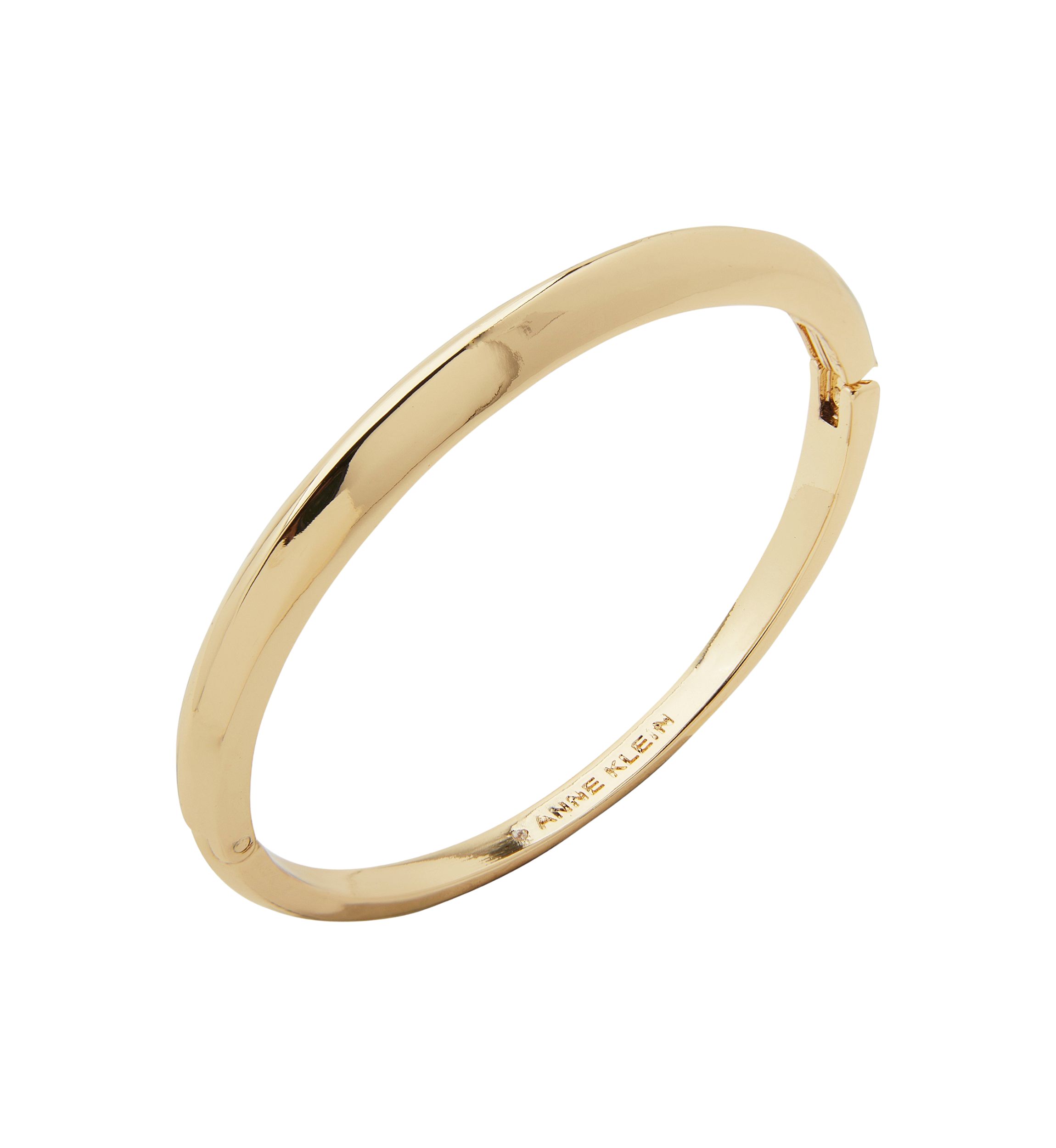 Gold Tone Open Hinge Bracelet