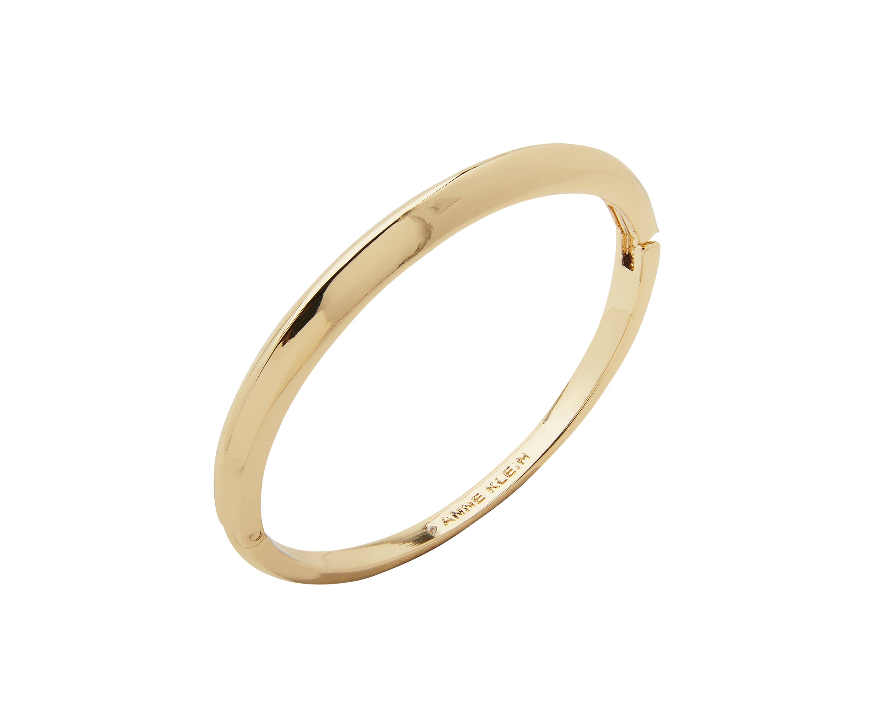 Gold Tone Open Hinge Bracelet