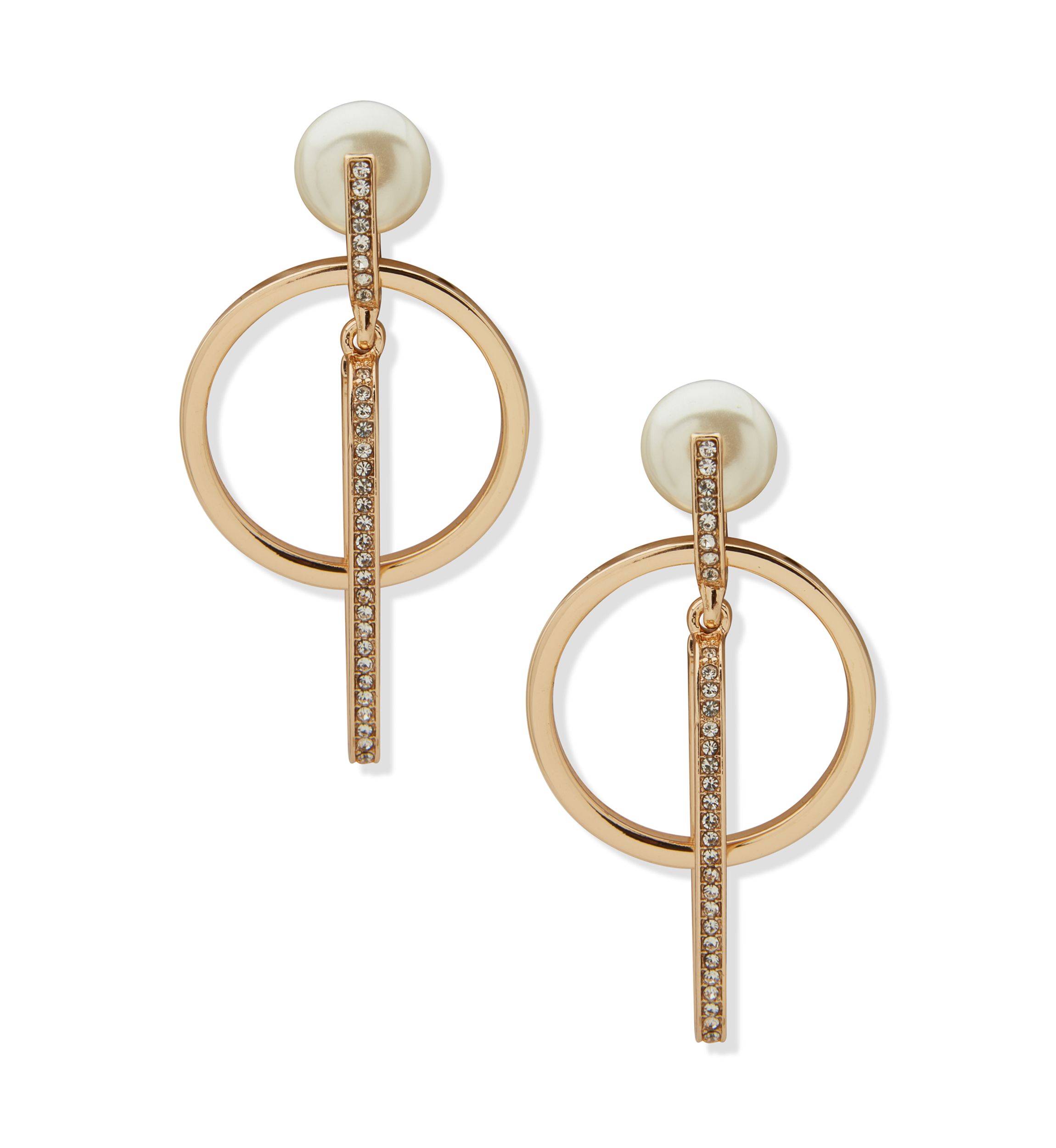 Post Crystal Orbital Earrings