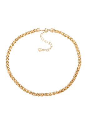 16" Woven Chain Collar Necklace