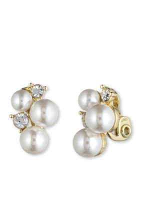 Anne Klein Pearl Cluster Clip Earring | belk