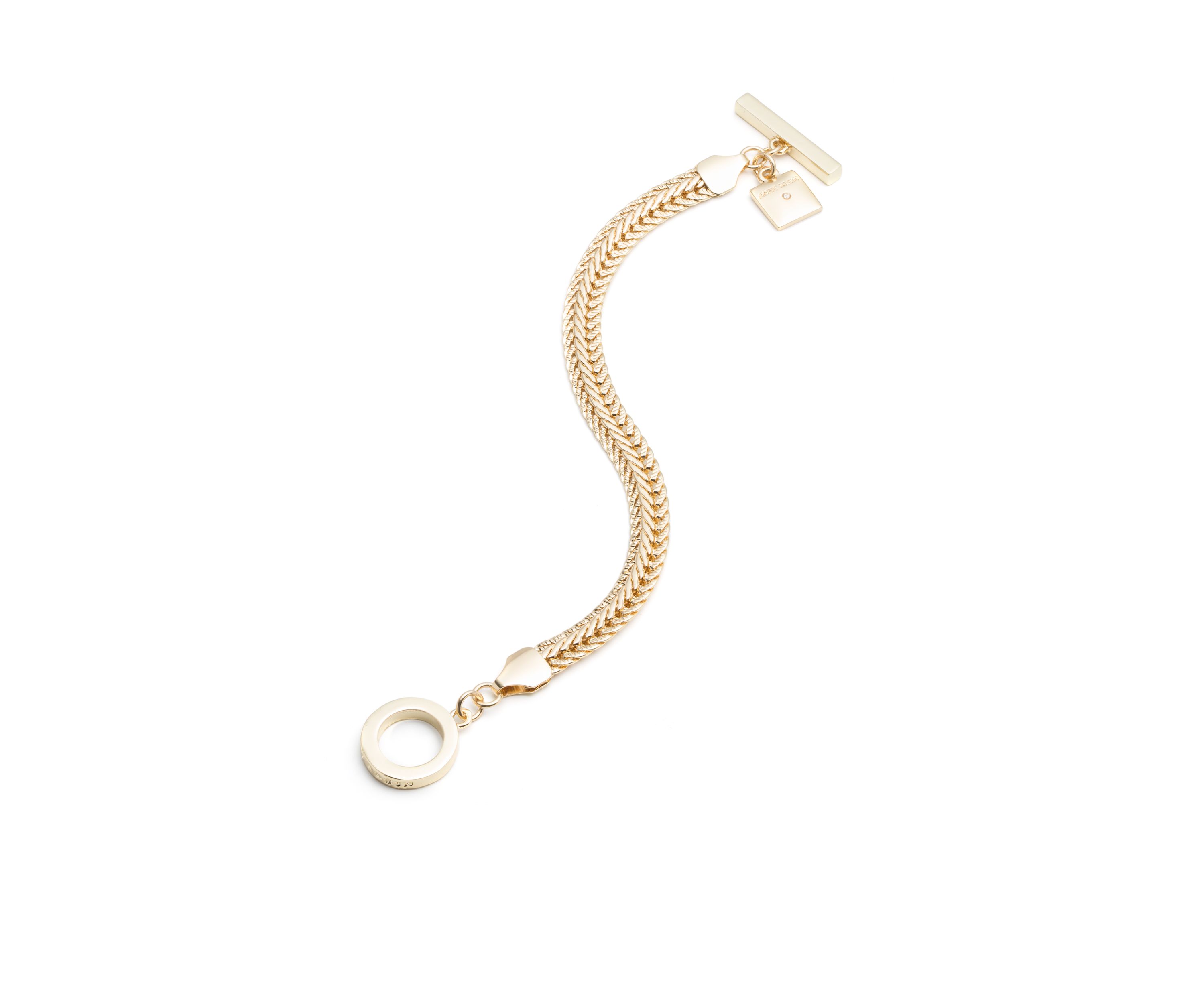 Gold-Tone Chain Toggle Bracelet
