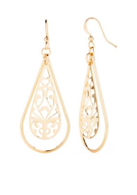 Belk & Co. Sterling Silver Teardrop Earrings 