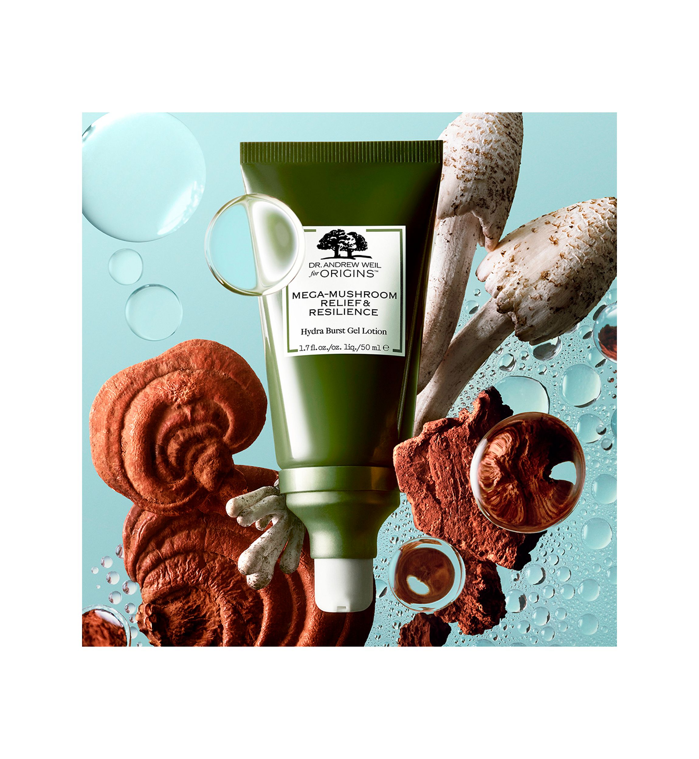Dr. Andrew Weil for Origins™ Mega-Mushroom Relief & Resilience Hydra Burst Gel Lotion