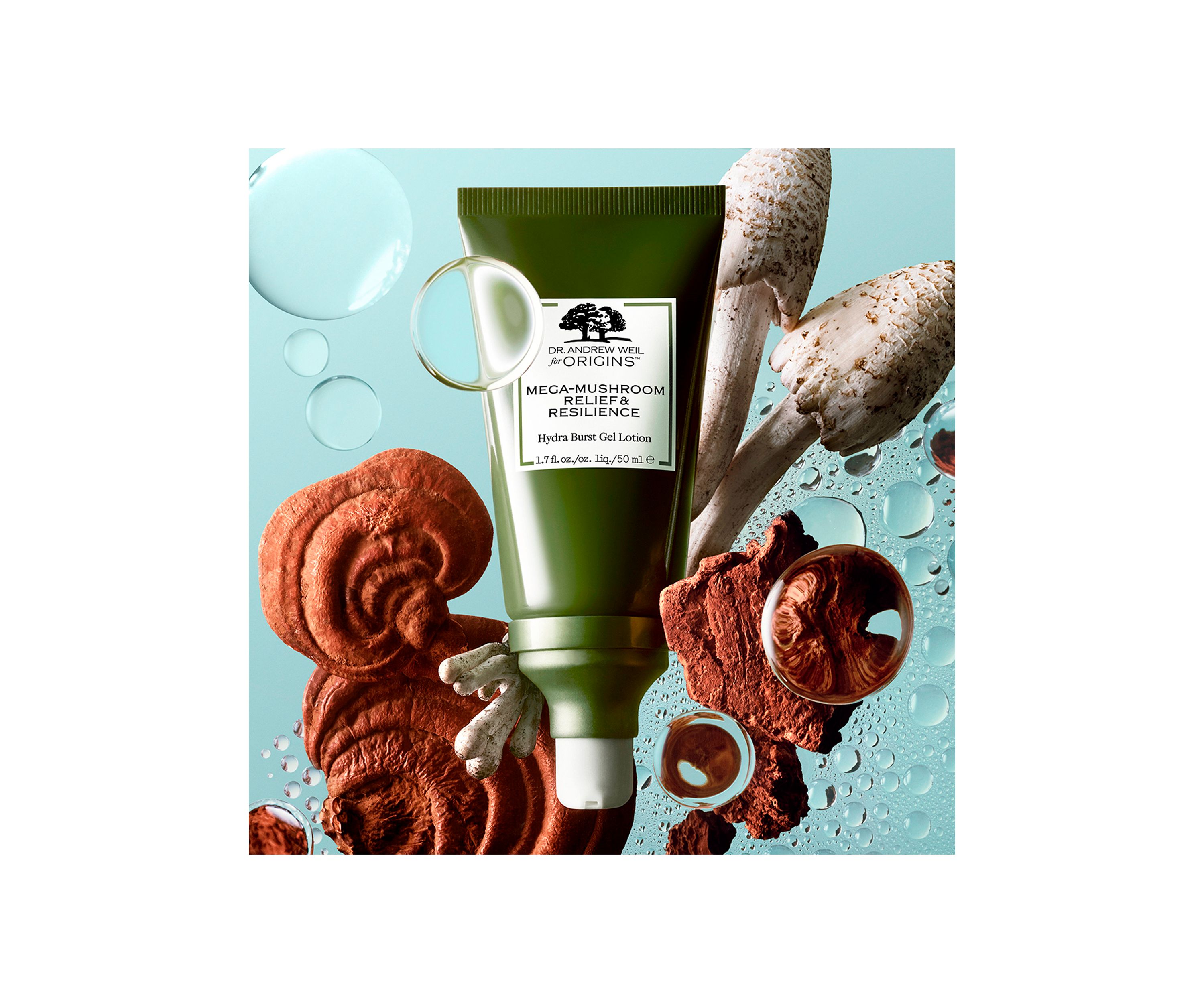 Dr. Andrew Weil for Origins™ Mega-Mushroom Relief & Resilience Hydra Burst Gel Lotion
