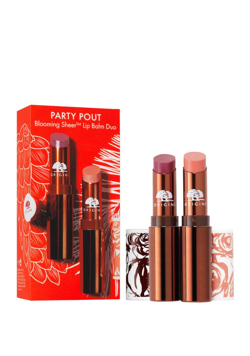 PARTY POUT Blooming Sheer™ Lip Balm Duo - $40 Value