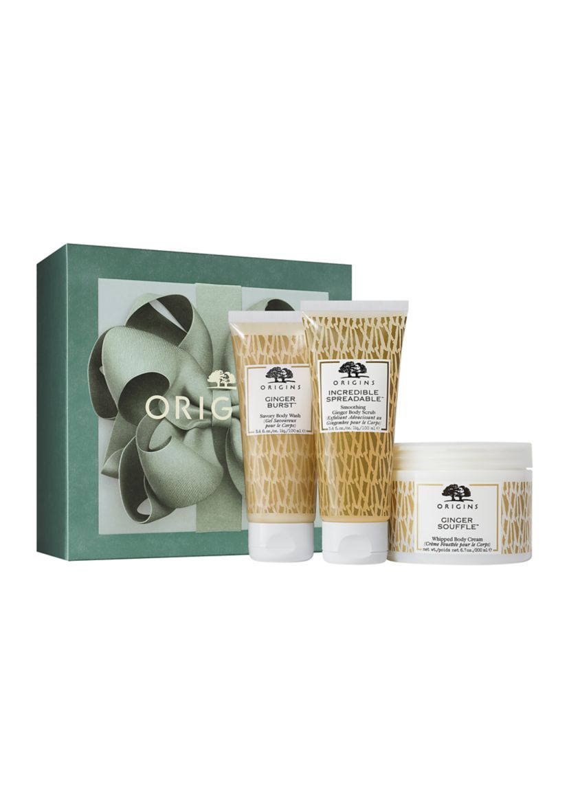 Wrapped to Invigorate Ginger Body Wash, Scrub & Cream - $73 Value!