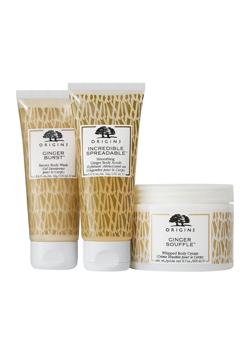 Wrapped to Invigorate Ginger Body Wash, Scrub & Cream - $73 Value!