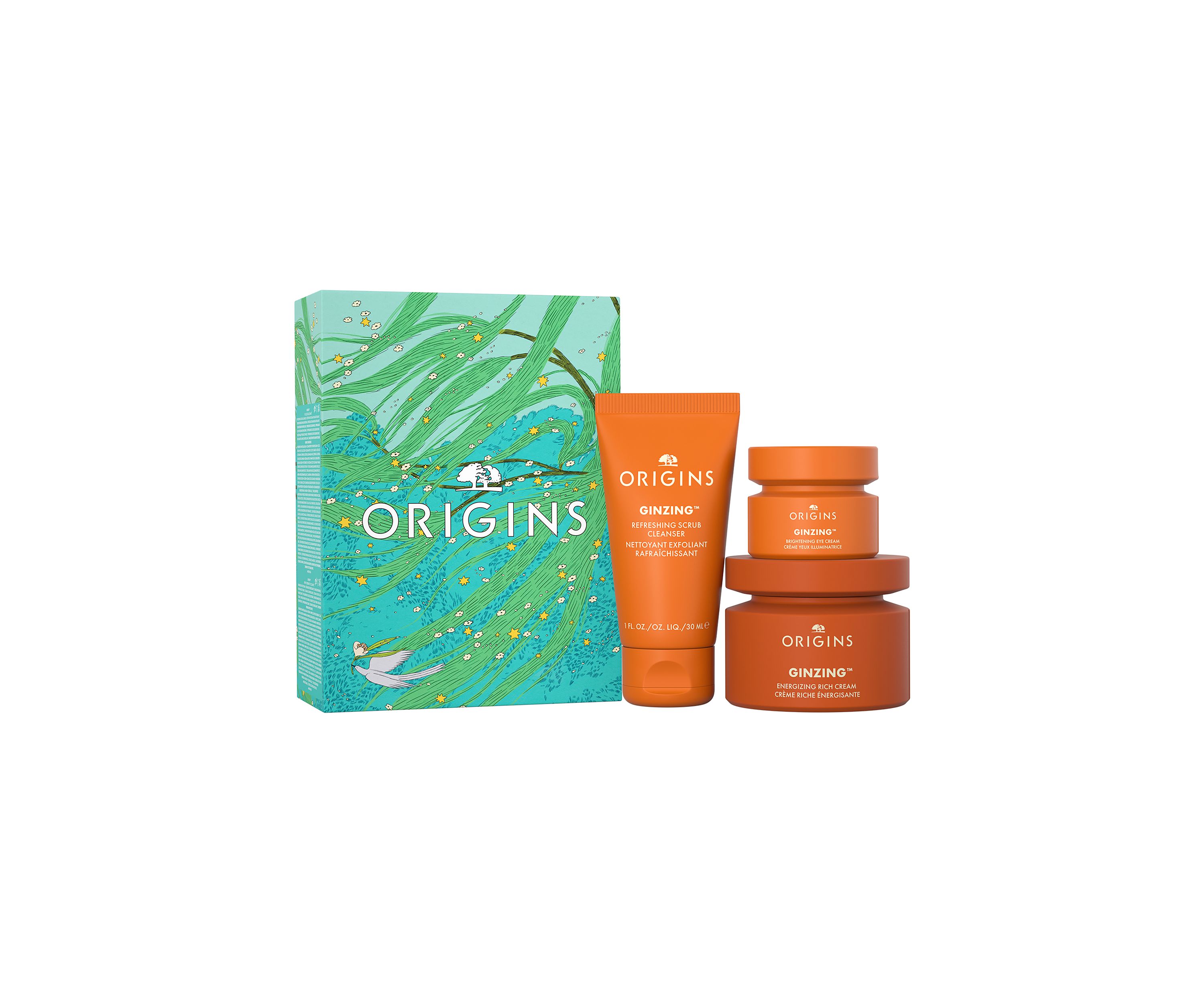 GINZING™ Glowing Essentials Cleanser & Moisturizer Gift Set