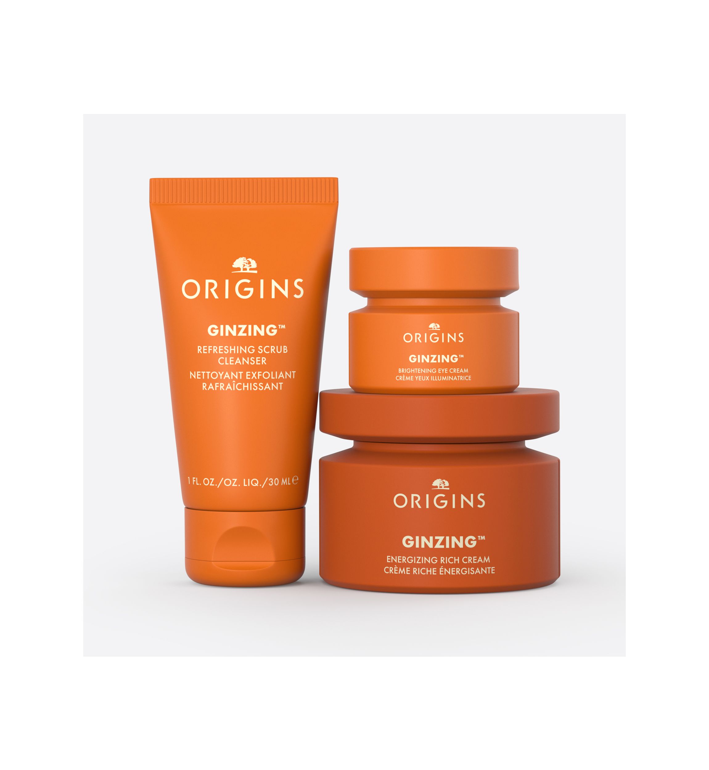 GinZing™ Glowing Essentials Cleanser & Moisturizer Gift Set - $83 Value!