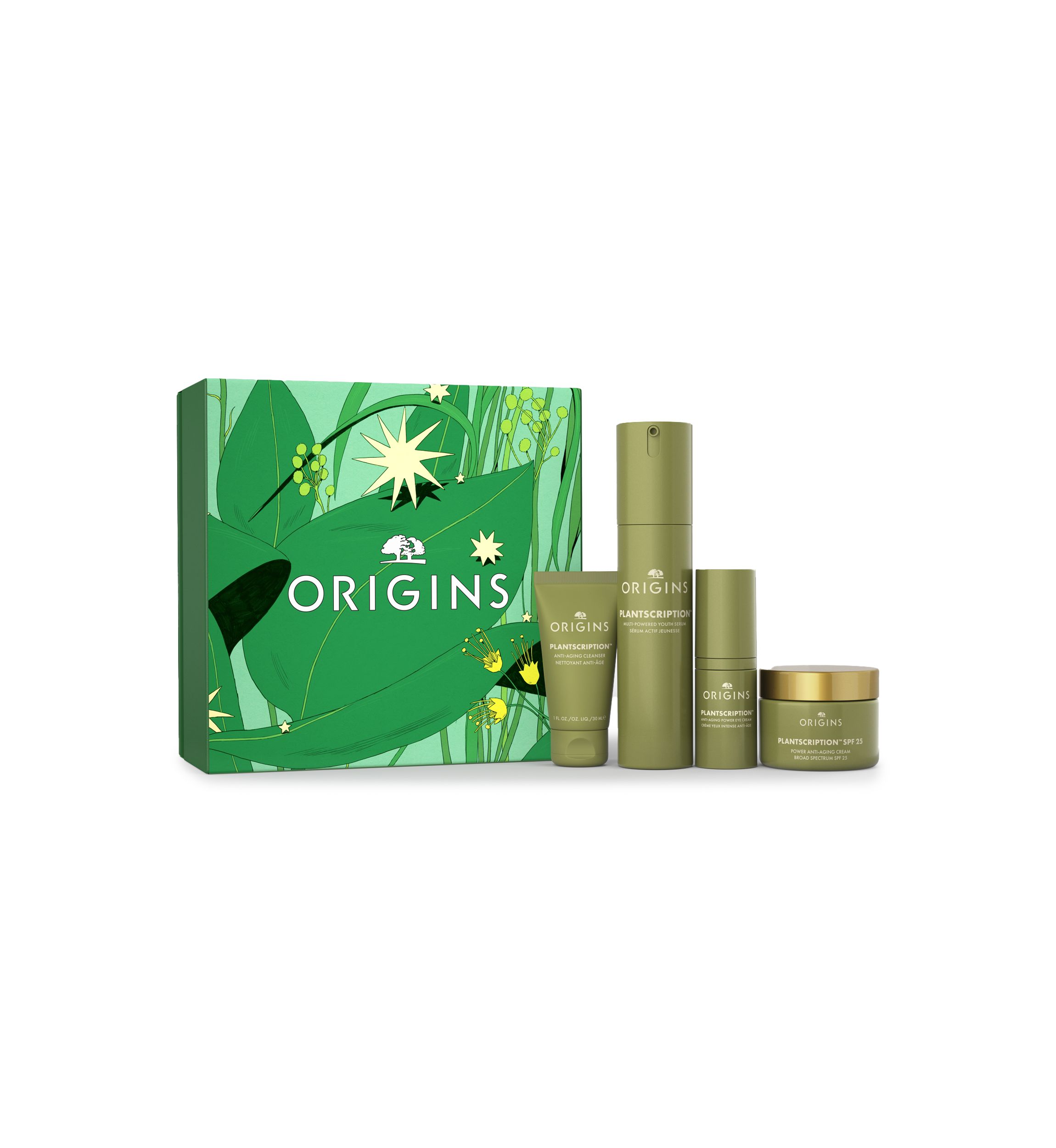 PLANTSCRIPTION™ Youth-Boosting Essentials Anti-Aging Skincare Gift Set - $211 Value!