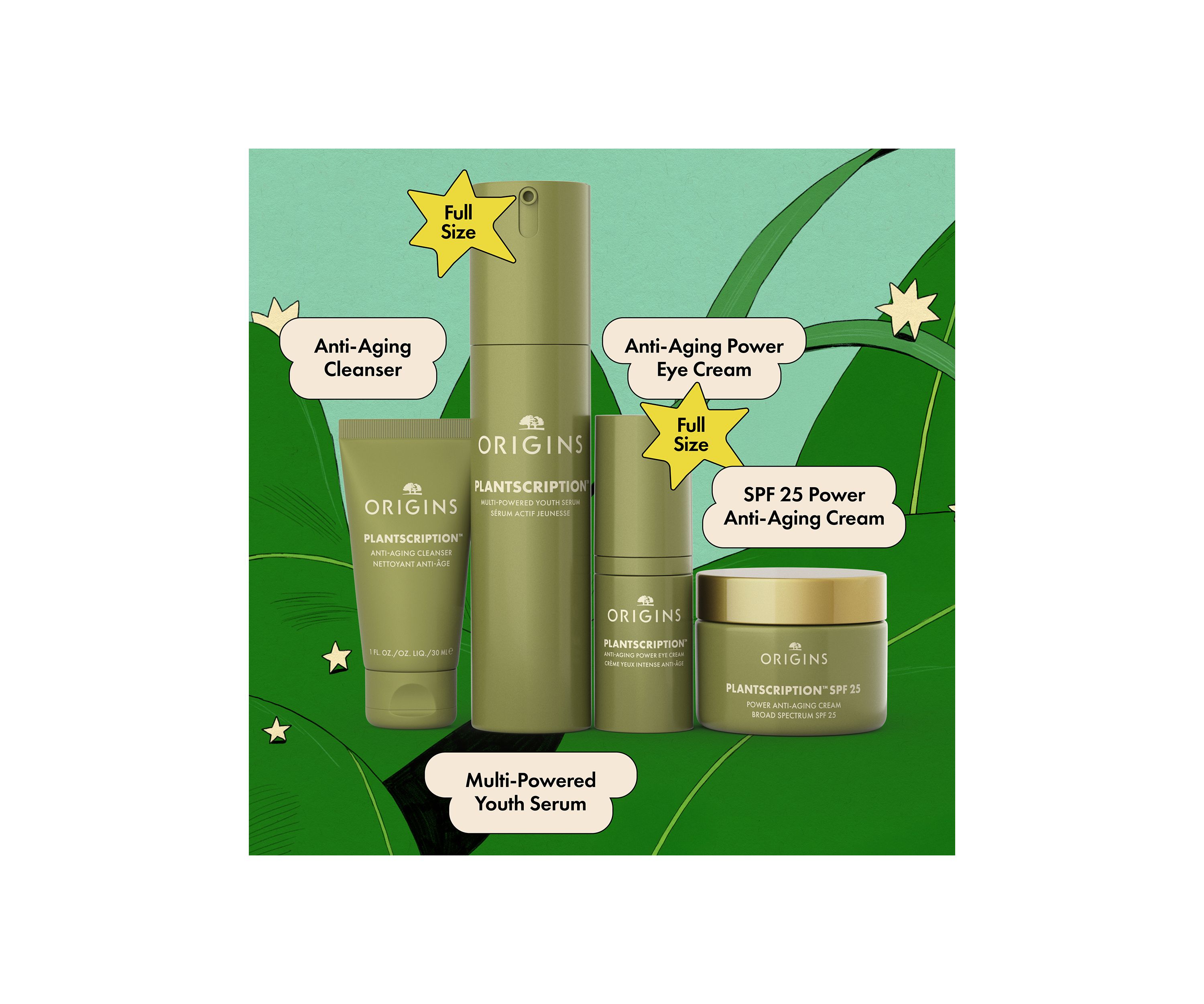 PLANTSCRIPTION™ Youth-Boosting Essentials Anti-Aging Skincare Gift Set
