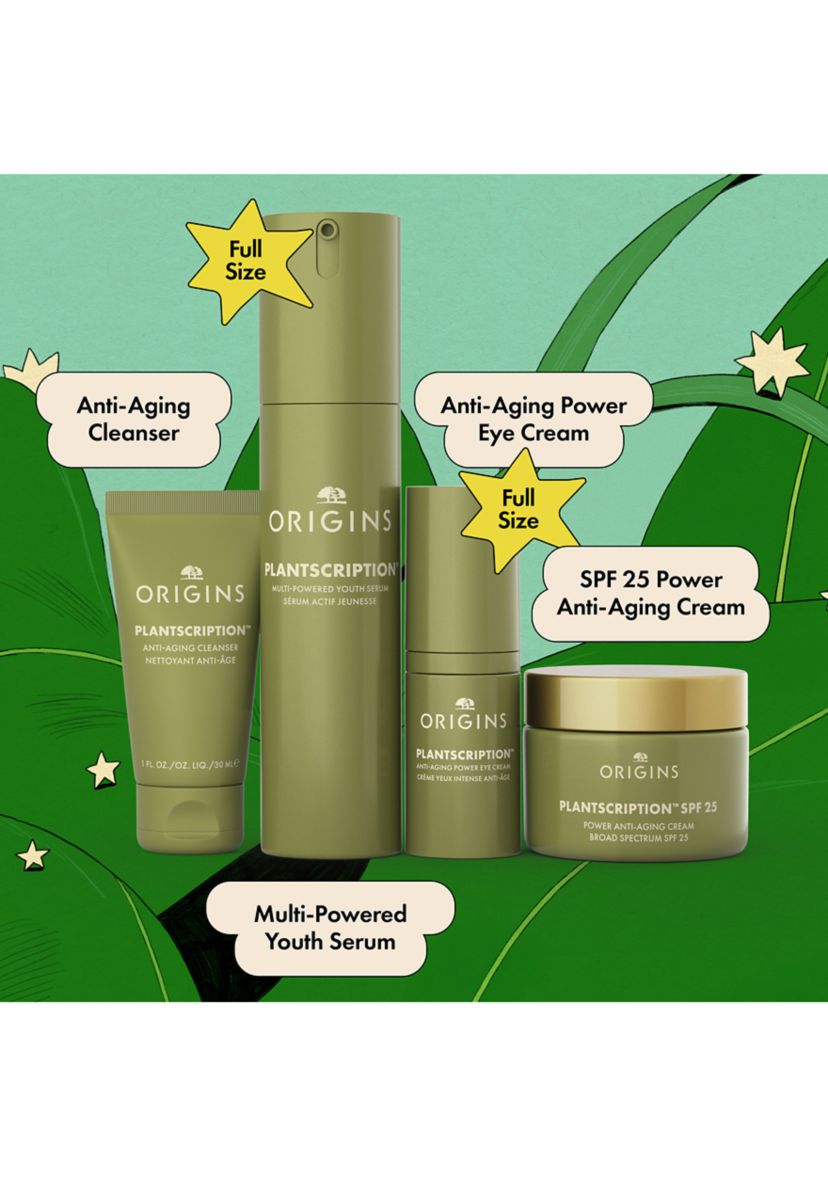 PLANTSCRIPTION™ Youth-Boosting Essentials Anti-Aging Skincare Gift Set