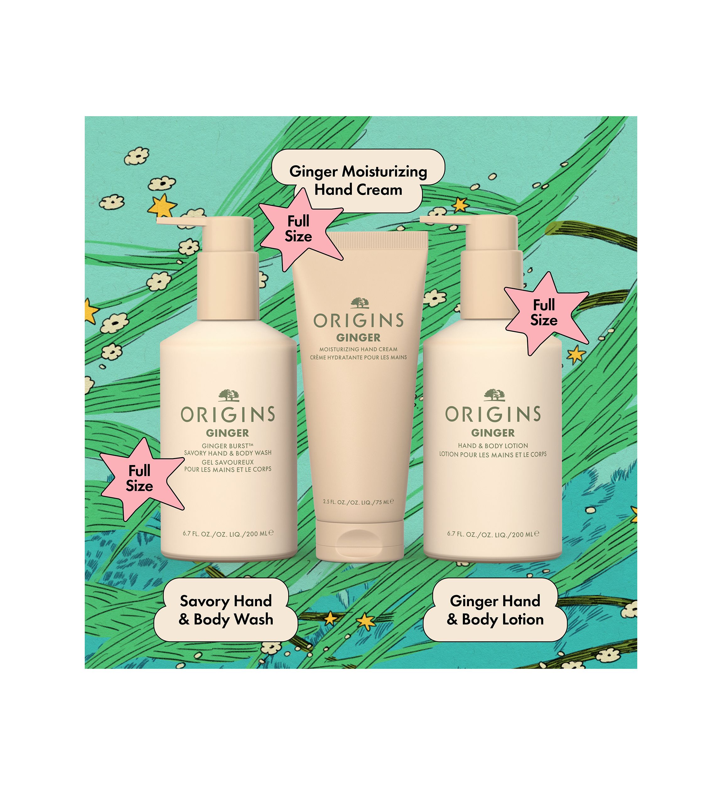 GINGER Body-Indulging Essentials Gift Set - $81 Value!