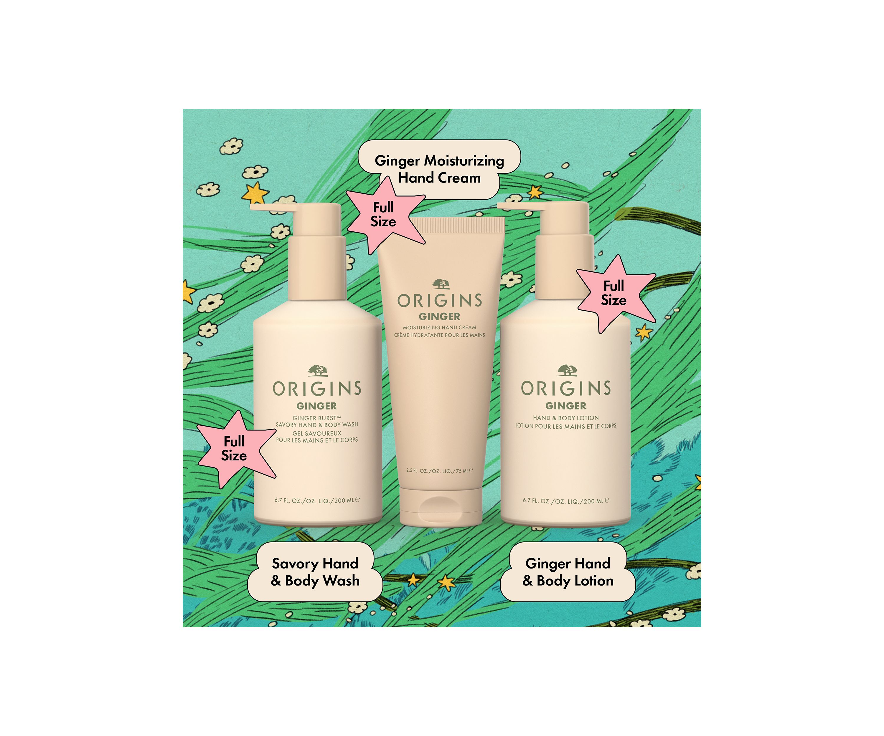 GINGER Body-Indulging Essentials Gift Set