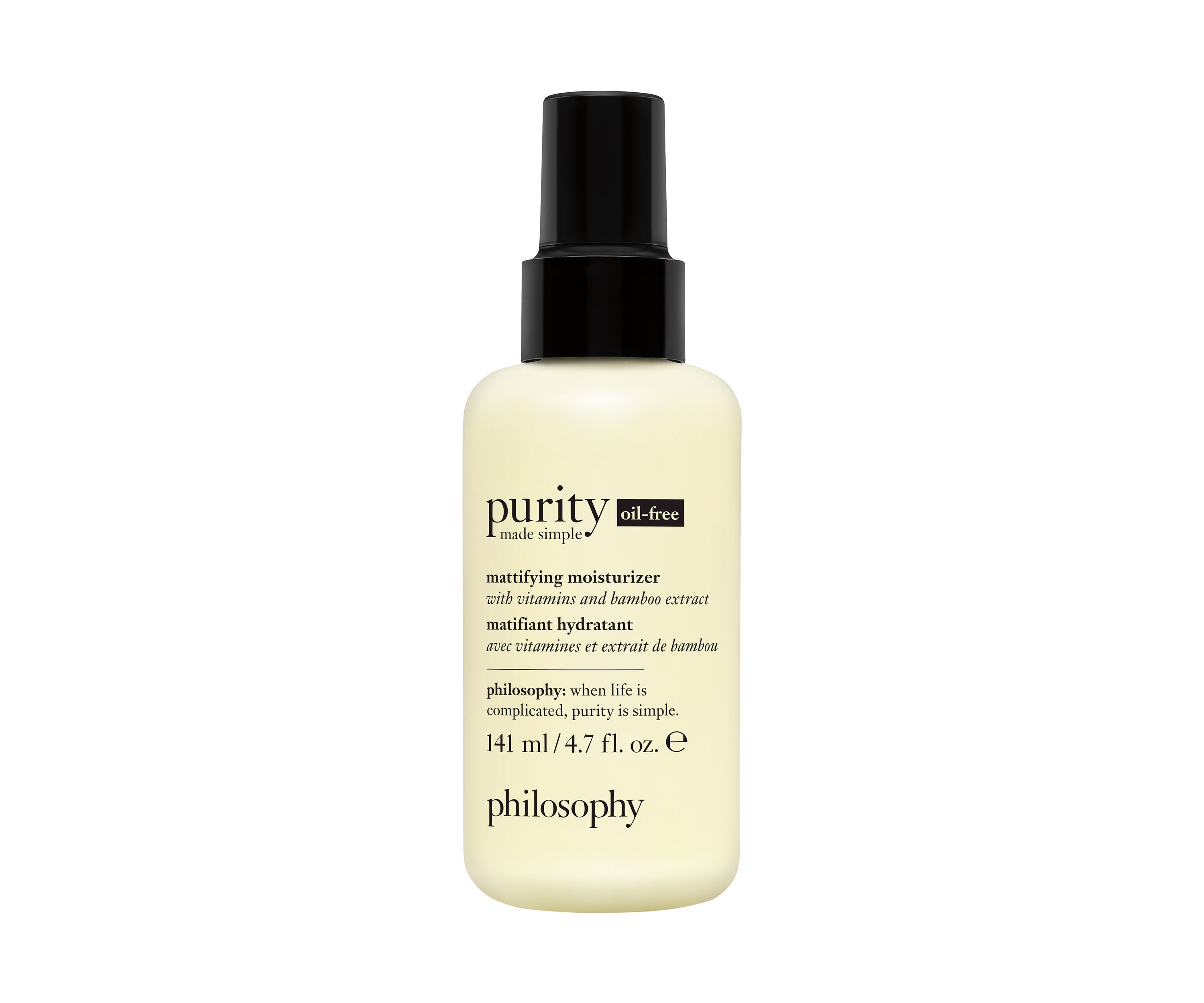 Purity Made Simple Oil-Free Mattifying Moisturizer with Vitamins and Bamboo Extract