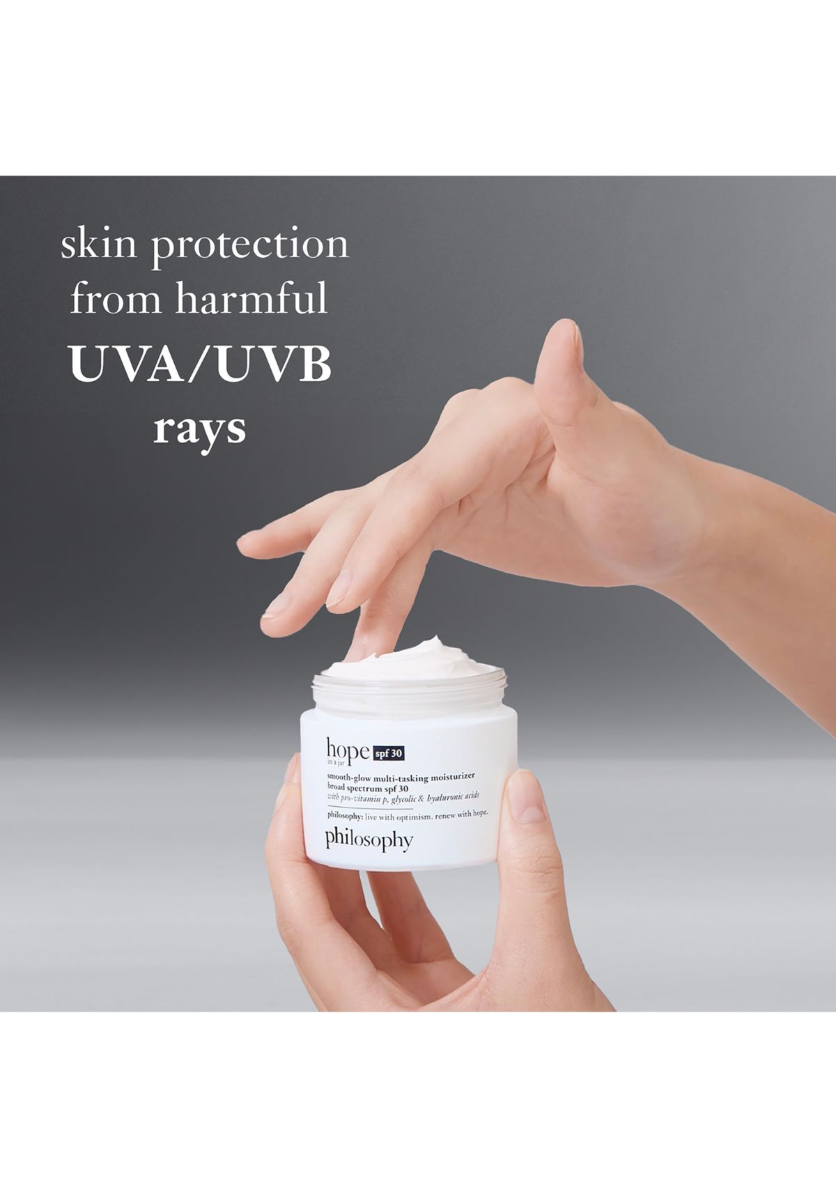 Hope in a Jar Smooth-Glow Multi-Tasking Moisturizer Broad Spectrum SPF 30