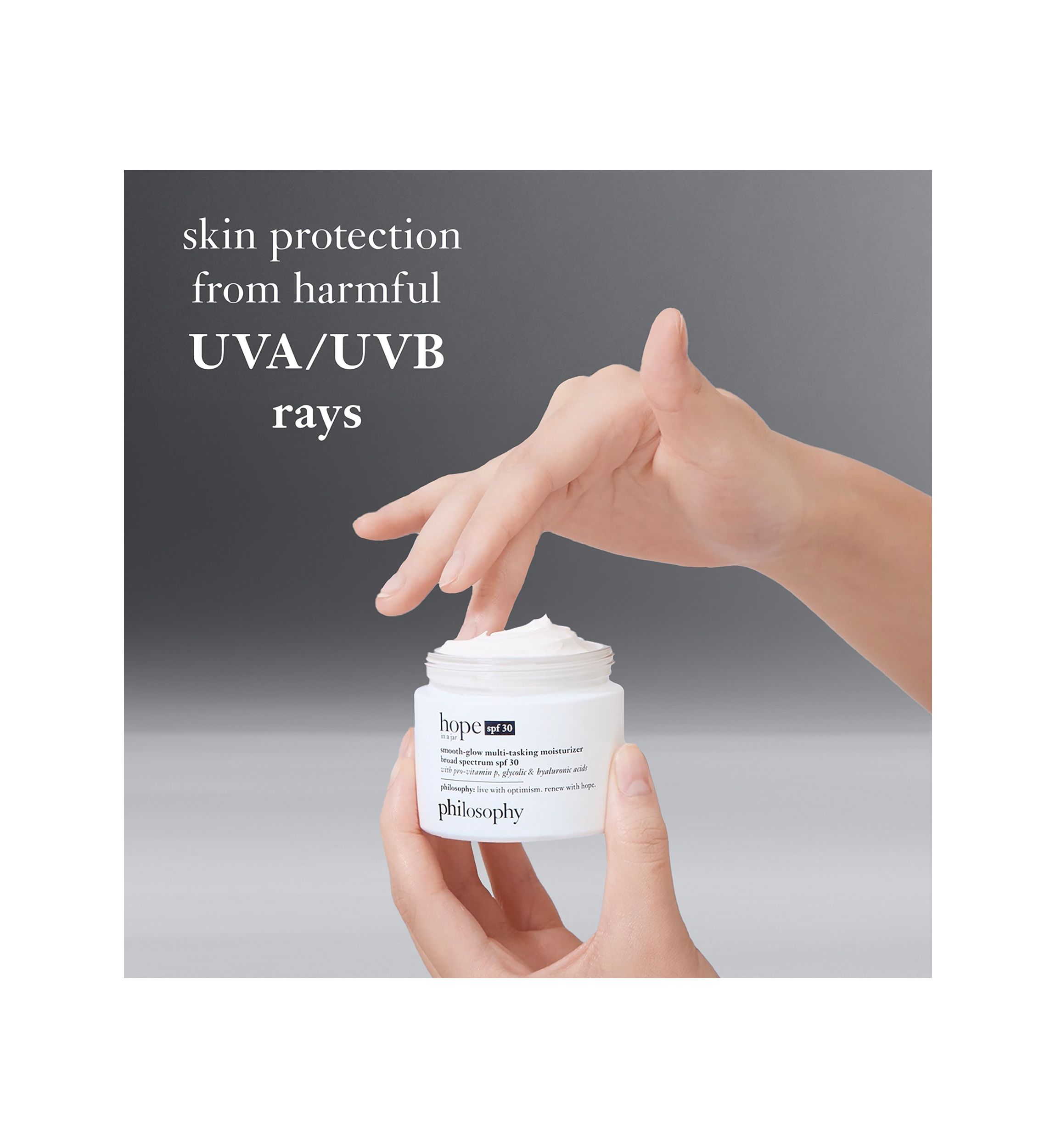 Hope in a Jar Smooth-Glow Multi-Tasking Moisturizer Broad Spectrum SPF 30