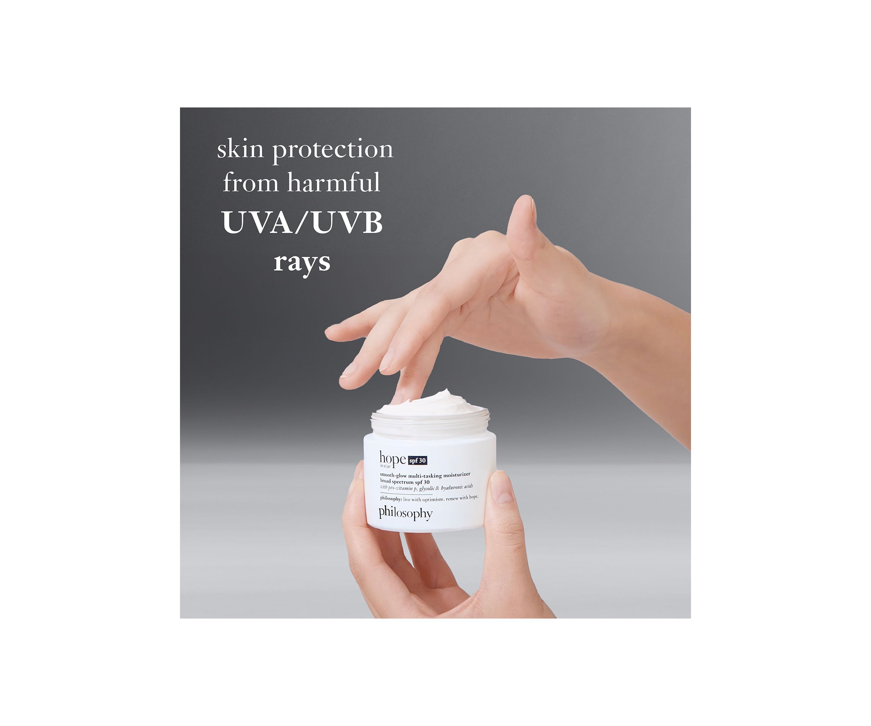 Hope in a Jar Smooth-Glow Multi-Tasking Moisturizer Broad Spectrum SPF 30