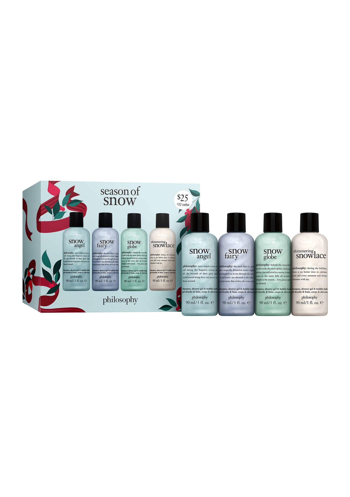 Season of Snow Shower Gel Set