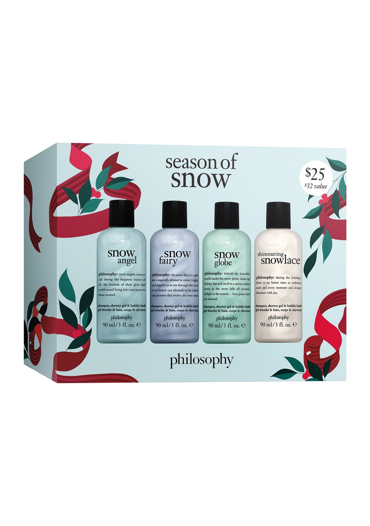 Season of Snow Shower Gel Set