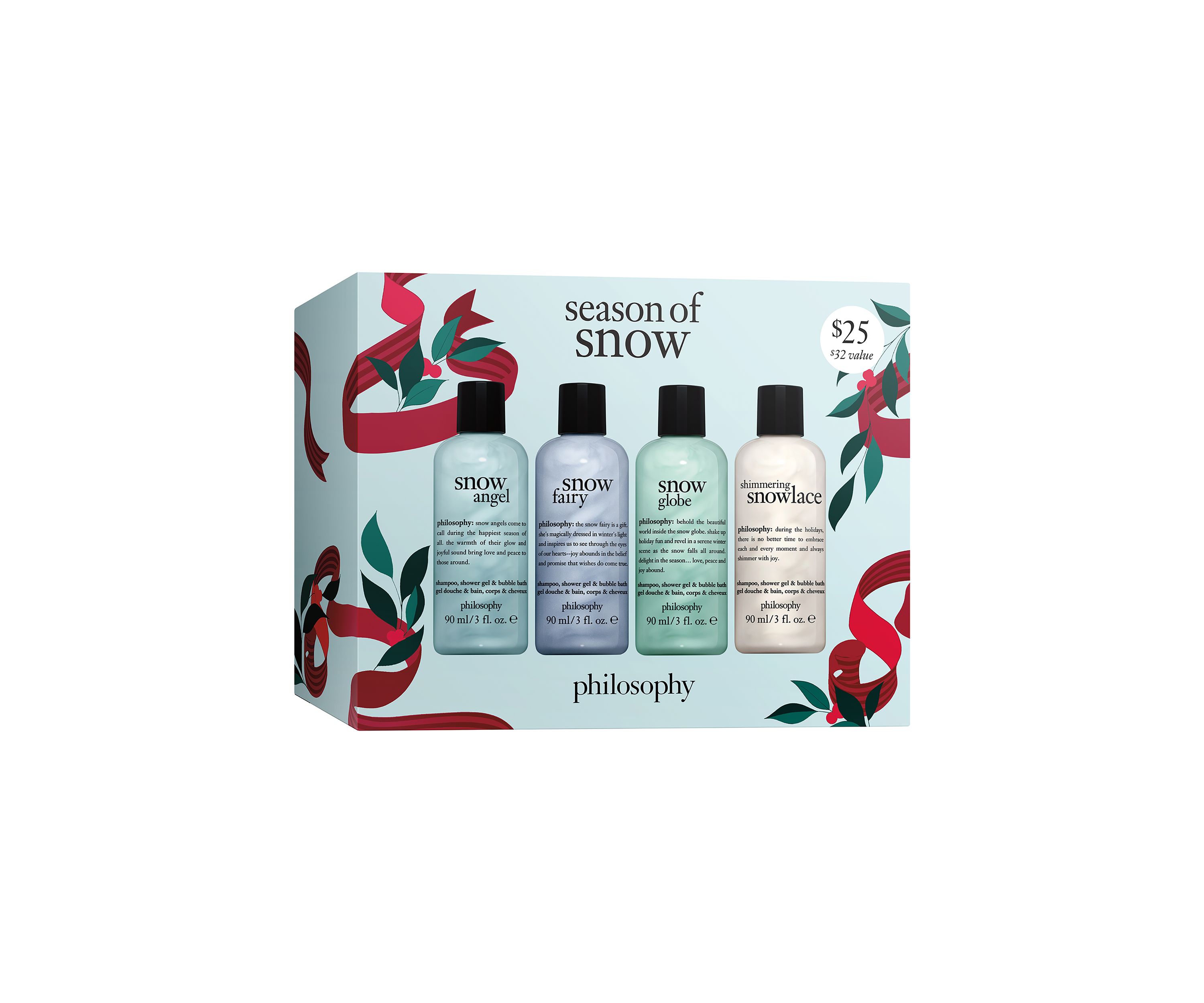 Season of Snow Shower Gel Set