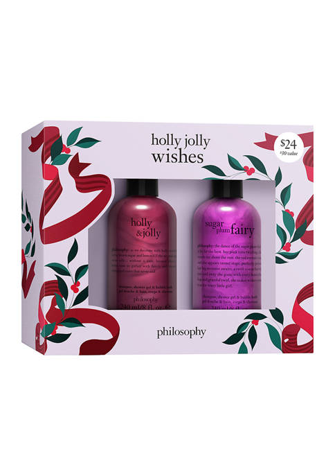 Holly Jolly Wishes Shower Gel Set
