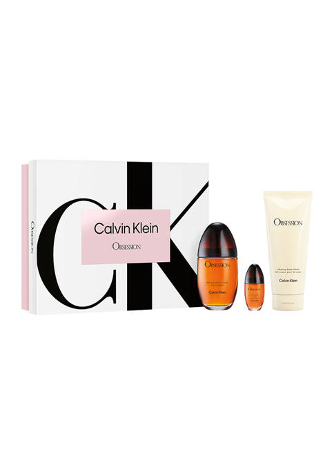 Calvin Klein Womens 3-Piece Obsession Eau de Toilette
